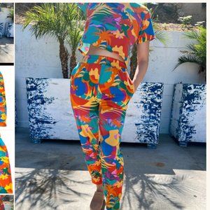 Nooworks Jogger and Crop Top Set